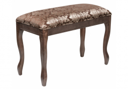 Банкетка  Валентино орех / шоколад (74x35x51)