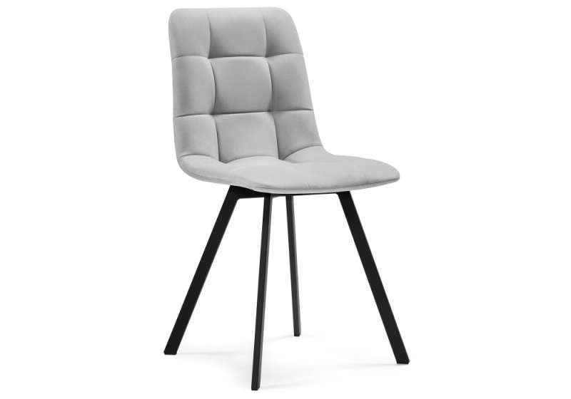 Стул на металлокаркасе Чилли черный / светло-серый (43,5x50x87,5). 