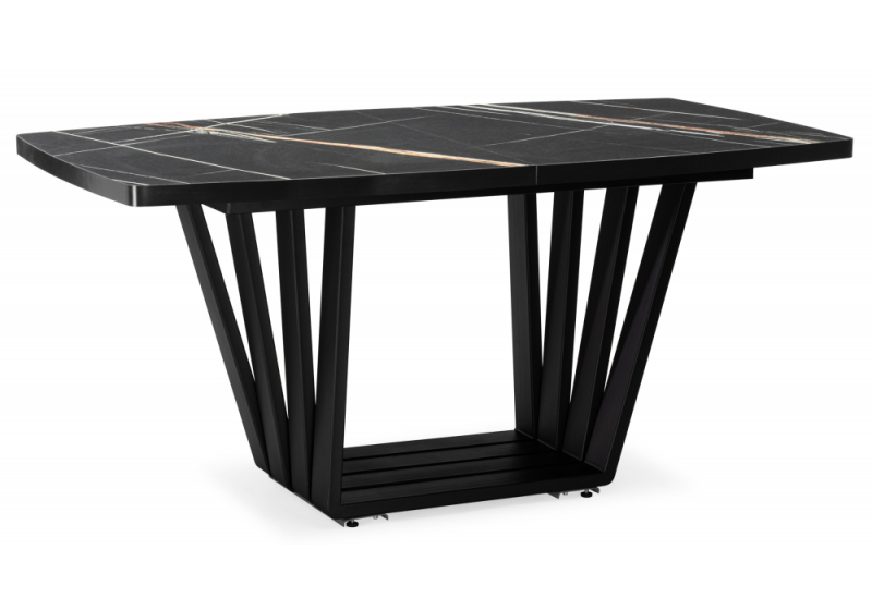 Стол деревянный Эудес sahara noir / черный (90x75). 