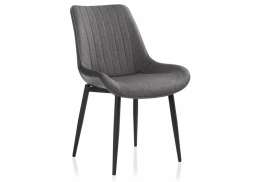 Стул на металлокаркасе Seda серый (55x61x86)